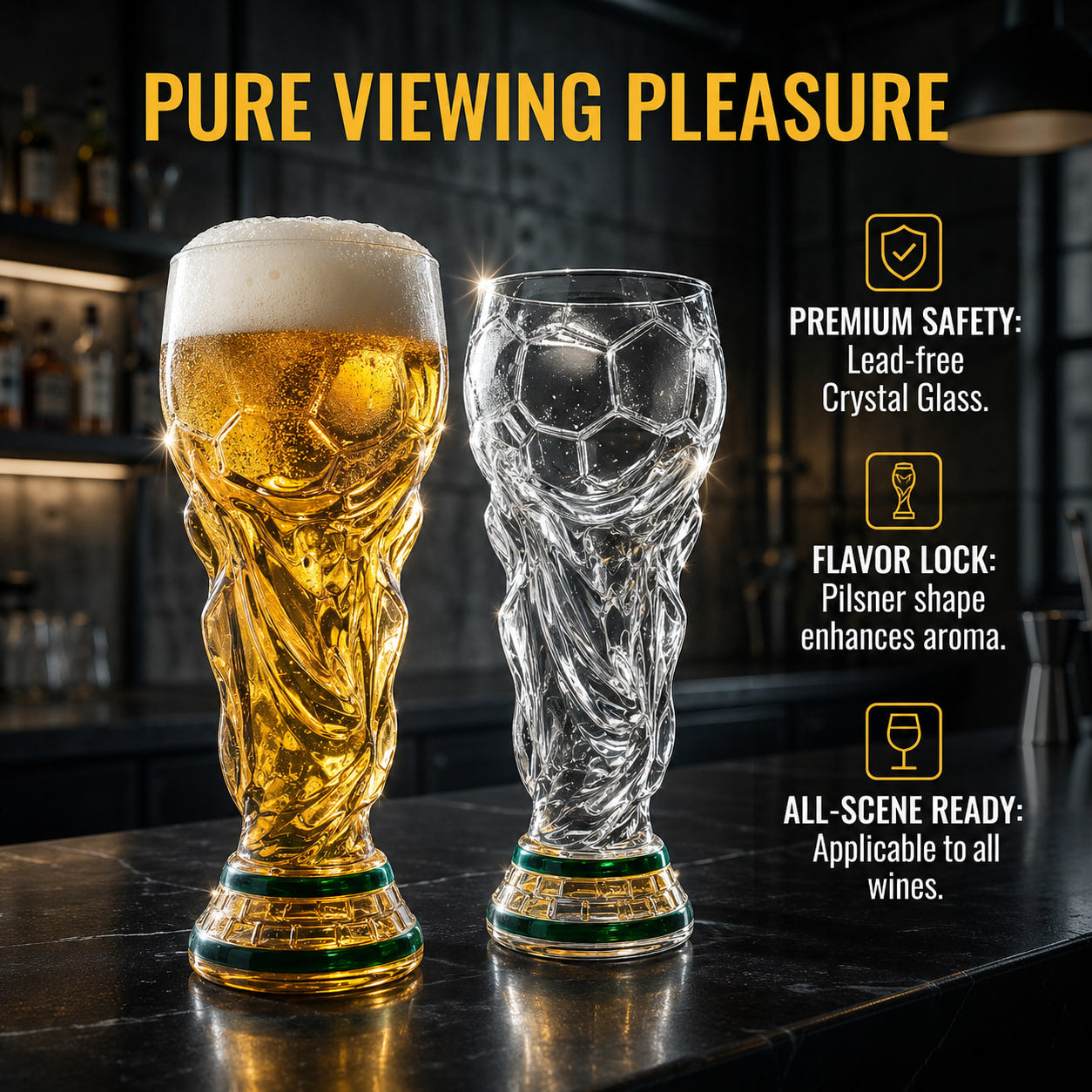 World Cup 2026 Beer Glass