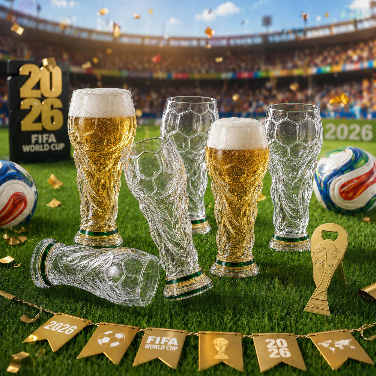 World Cup 2026 Beer Glass