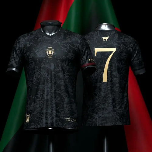 CR7 Ronaldo GOAT Portugal Soccer Jersey